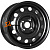 Диск штамп ТЗСК Rio/Solaris R15х6 4х100 ET48 D54,1 Черный